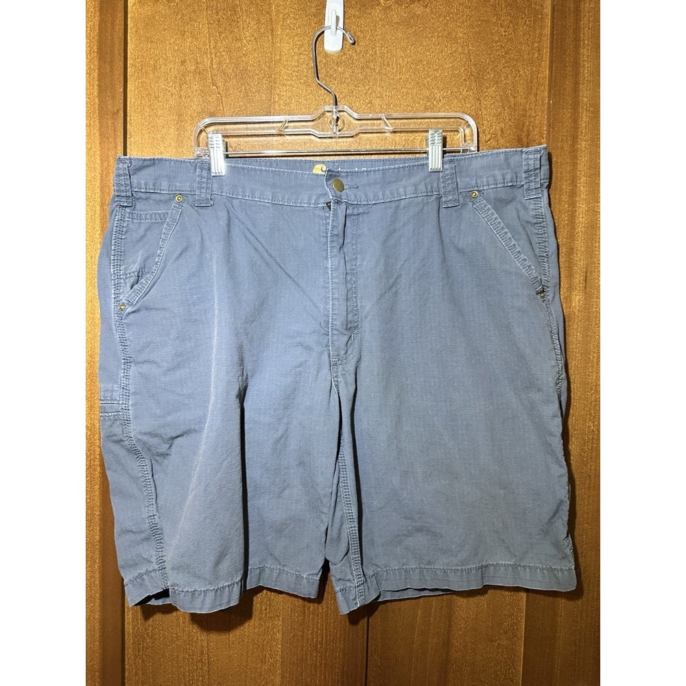 Carhartt Relaxed Fit Cargo Shorts Men's Size 42 Gray Outdoor Work Utility Casual